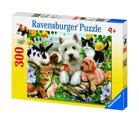 Ravensburger пазл 300 шт. Счастливые животные цена и информация | Пазлы | hansapost.ee