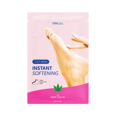 Смягчающая маска для ног STAY WELL Instant Softening Foot Mask HEMP SEED 34 г цена и информация | Кремы, лосьоны для тела | hansapost.ee