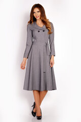 Женское платье, серый цвет 907049554 цена и информация | Платье | hansapost.ee