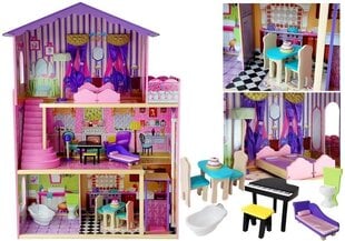 Деревянный дом для кукол, с лифтом Stella цена и информация | Lean Toys Игрушки | hansapost.ee