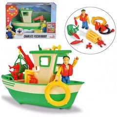 Simba Firefighter Sam Fishing Boat Charlie Cutters Аксессуары цена и информация | Игрушки для мальчиков | hansapost.ee