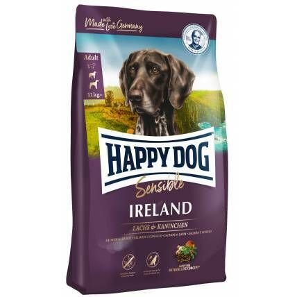 Happy Dog Sensible Ireland täiskasvanud koertele küüliku ja lõhega, 12.5 kg цена и информация | Koerte kuivtoit ja krõbinad | hansapost.ee
