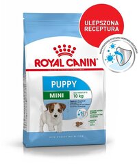 Royal Canin väikeste kutsikate jaoks Mini junior, 4 kg hind ja info | Koerte kuivtoit ja krõbinad | hansapost.ee