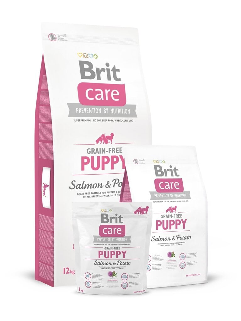 Brit Care Puppy Salmon & Potato koeratoit 12kg цена и информация | Koerte kuivtoit ja krõbinad | hansapost.ee