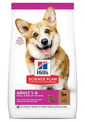 Kuivtoit koertele Hill's Sience Plan Small & Mini Adult lambaliha ja riisiga, 1,5 kg hind ja info | Hill's Koerad | hansapost.ee