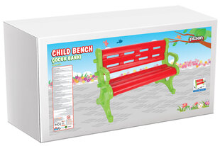 Пластиковая детская скамейка Pilsan, красная цена и информация | Детская садовая мебель | hansapost.ee