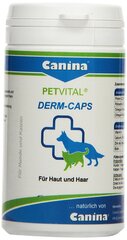 Canina добавка для собак Petvital Derm Caps N100, 40 г цена и информация | Пищевые добавки и анти-паразитные товары | hansapost.ee