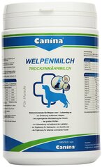 Canina Welpenmilch заменитель молока, 450 g цена и информация | Витамины, добавки, средства от паразитов для собак | hansapost.ee