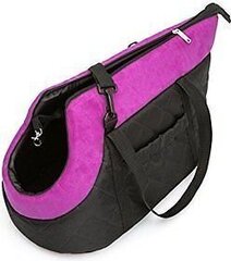 Сумка для перевозки животных Hobbydog R3, черная/розовая цена и информация | Переноски, сумки | hansapost.ee