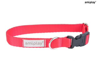 Amiplay регулируемый ошейник Samba, S, Red цена и информация | Ошейники, подтяжки для собак | hansapost.ee