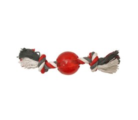 Игрушка Play Strong мяч резиновый с веревкой 5см 54101 цена и информация | Игрушки для собак | hansapost.ee