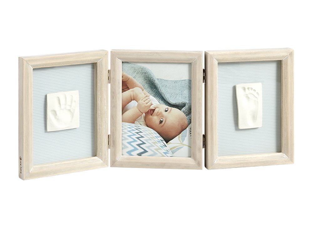 Baby Art Double Print Frame My baby Touch komplekts mazuļa pēdiņu/rociņu nospieduma izveidošanai, stormy price and information | Beebide käe- ja jalatemplid ning käejäljendid | hansapost.ee