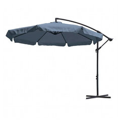 Напольный зонт садовый Czapla, серый цена и информация | Зонты, маркизы, стойки | hansapost.ee
