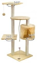 Kraapimispost Kitty, 110 cm hind ja info | Kraapimispuud kassidele | hansapost.ee