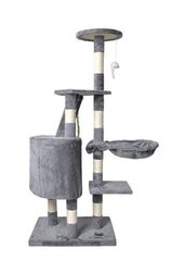 Когтеточка Alba Grey, 118 см, серая цена и информация | Iso Trade Товары для животных | hansapost.ee