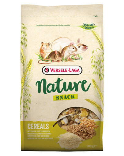 Versele Laga hõrk näriliste toidulisand Snack Nature Cereals, 500 g цена и информация | Toit väikeloomadele | hansapost.ee