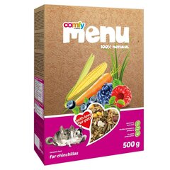 Toit tšinšiljadele Comfy Menu, 500 g цена и информация | Корм для грызунов | hansapost.ee