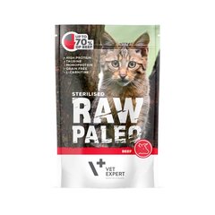 Raw Paleo консервы для стерилизованных кошек с говядиной и лососевым маслом, беззерновые 100 г цена и информация | Кошачьи консервы | hansapost.ee