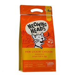 Meowing Heads с курицей Paw Lickin' Chicken 1.5 кг​ цена и информация | Сухой корм для кошек | hansapost.ee