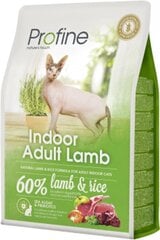 Kuivtoit toakassidele Profine Cat Indoor Adult Lamb, 2 kg hind ja info | Kassi kuivtoit ja kassikrõbinad | hansapost.ee