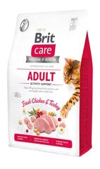 Brit Care Cat Grain-Free Adult Activity Support полноценный корм для кошек 2кг цена и информация | Сухой корм для кошек | hansapost.ee