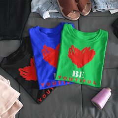 Женская футболка "Be youtiful" цена и информация | Оригинальные футболки | hansapost.ee