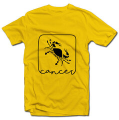 Футболка с знаком зодиака "Рак" цена и информация | Оригинальные футболки | hansapost.ee