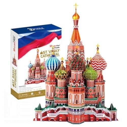 3D puzzle CubicFun St. Basil's Cathedral hind ja info | Pusled lastele ja täiskasvanutele | hansapost.ee