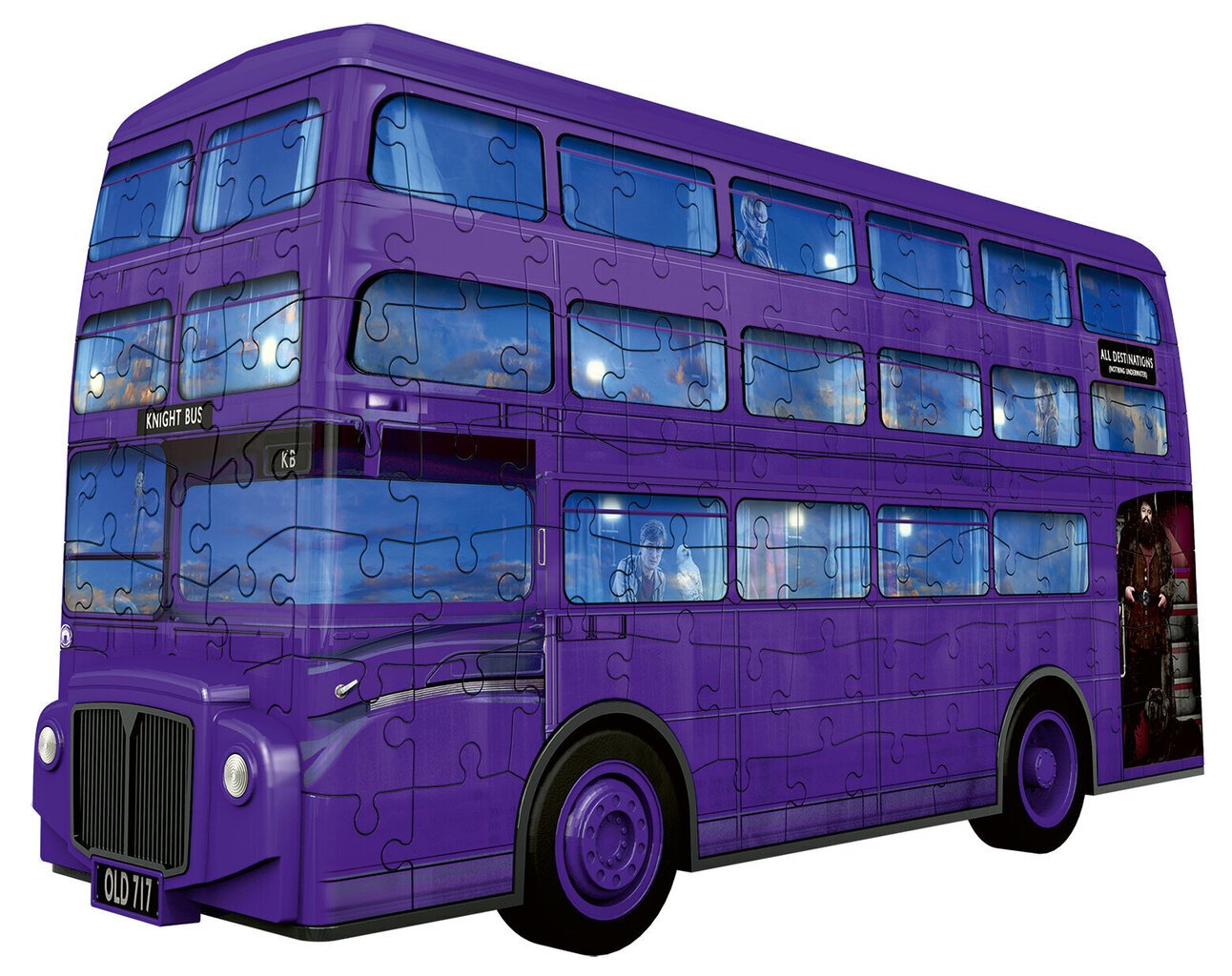 3D pusle Ravensburger Harry Potter Knight Bus, 216 - osaline hind ja info | Pusled lastele ja täiskasvanutele | hansapost.ee