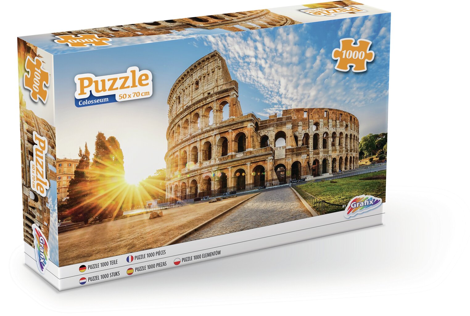 Pusle Grafix Rooma Colosseum (Colosseum Rome), 1000-osaline цена и информация | Pusled lastele ja täiskasvanutele | hansapost.ee