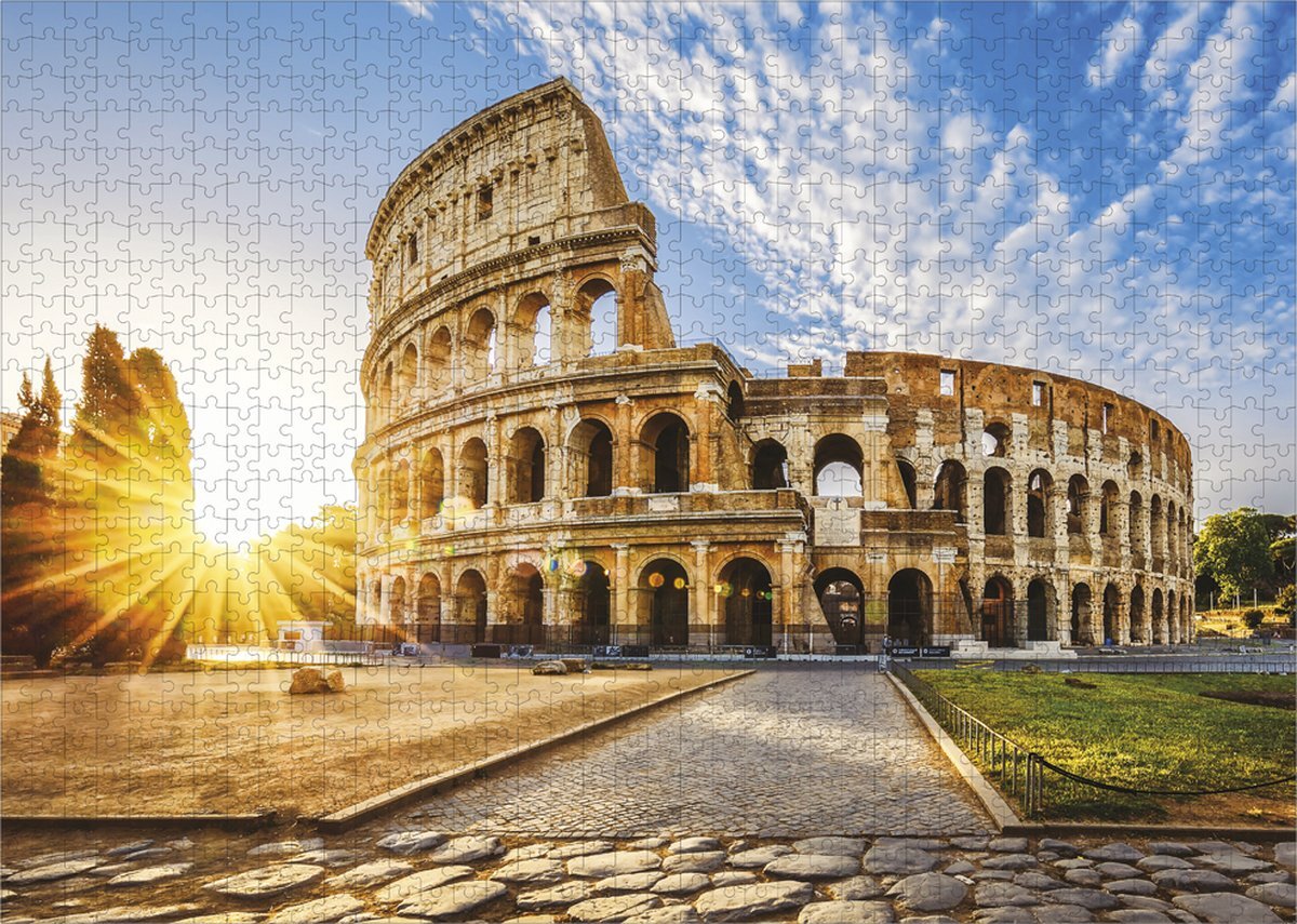 Pusle Grafix Rooma Colosseum (Colosseum Rome), 1000-osaline цена и информация | Pusled lastele ja täiskasvanutele | hansapost.ee