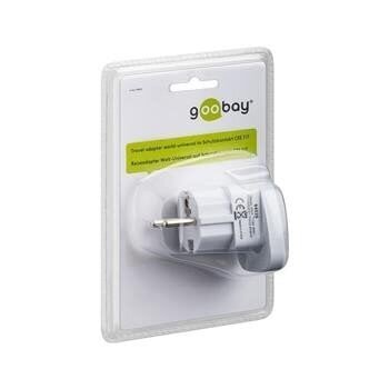 Reisiadapter Goobay 94026 hind ja info | Pistikupesad ja lülitid | hansapost.ee