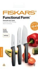 Fiskars FF Favourite nugade komplekt, 3 osa price and information | Kitchen knives and sharpeners | hansapost.ee