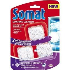 Nõudepesumasina puhastusvahend SOMAT Machine Cleaner, 3 tk цена и информация | Средства для мытья посуды | hansapost.ee
