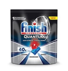 Nõudepesumasina tabletid FINISH Quantum Ultimate, 40 tk цена и информация | Гели для посудомоечных машин | hansapost.ee
