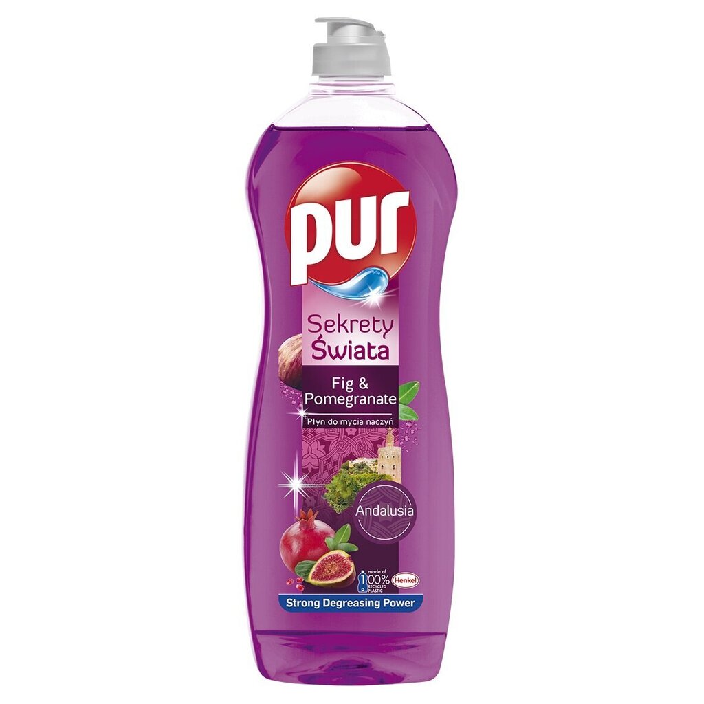 Nõudepesuvahend PUR POWER Fig&Pomegranate 750ml hind ja info | Nõudepesuvahendid | hansapost.ee