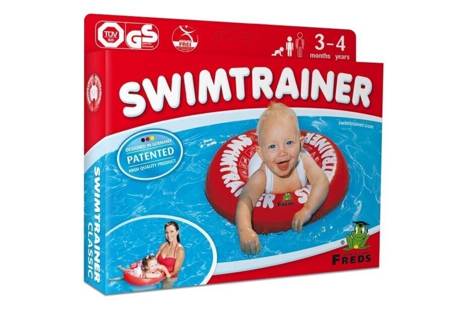 SWIMTRAINER ujumisrõngas punane цена и информация | Täispuhutavad veemänguasjad ja ujumistarbed | hansapost.ee