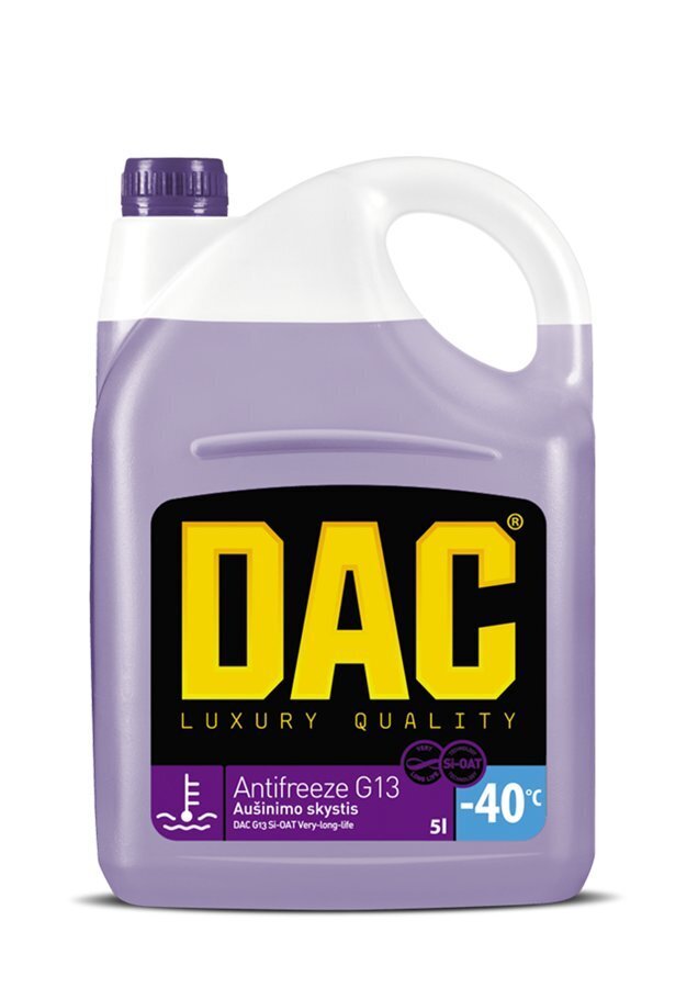 Antifriis “DAC G13 Si-OAT Very-long-life“ 5L цена и информация | Klaasipesuvedelikud ja jahutusvedelikud | hansapost.ee