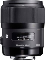 Sigma 35мм f/1.4 DG HSM Art объектив для Nikon цена и информация | Объективы | hansapost.ee