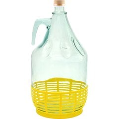 Klaaspudel plastikust korvis Dama, 5 L hind ja info | Hoidistamine | hansapost.ee