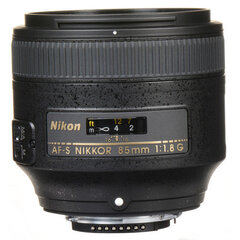 Nikon AF-S 85мм f/1.8G цена и информация | Объективы | hansapost.ee