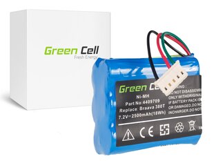 Green Cell Battery for iRobot Braava / Mint 380 380T 5200 5200B 5200C Plus 7.2V 2.5Ah hind ja info | Tolmuimejate akud | hansapost.ee