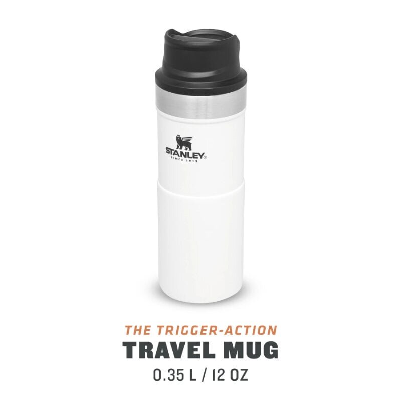 Termoskruus The Trigger-Action Travel Mug Classic 0.35 l, valge hind ja info | Termosed ja termokruusid | hansapost.ee