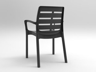 Уличный стул Progarden Borneo, серый цена и информация | Садовые стулья, кресла, пуфы | hansapost.ee