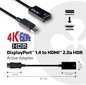 Club 3D, DP/HDMI, 19 cm цена и информация | Juhtmed ja kaablid | hansapost.ee