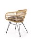 2-tooli komplekt Halmar K456, hall/pruun цена и информация | Aiatoolid, rõdutoolid | hansapost.ee
