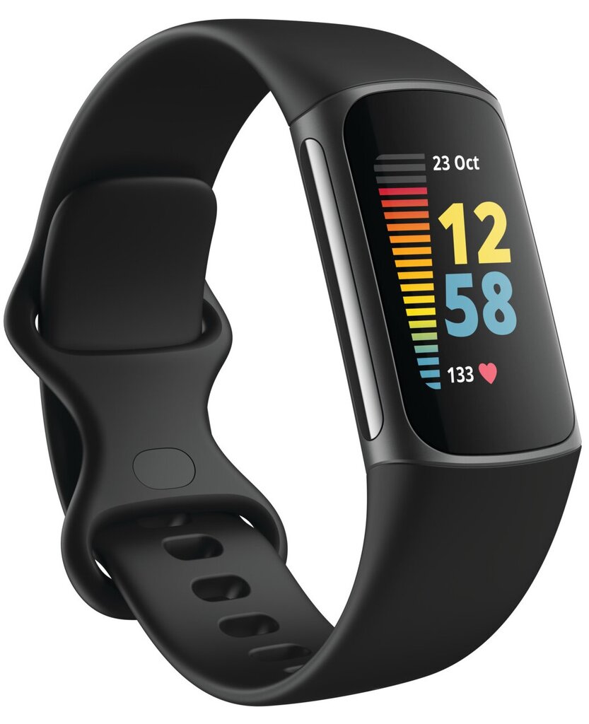 Fitbit Charge 5 Black/Graphite FB421BKBK цена и информация | Nutivõrud ja aktiivsusmonitorid | hansapost.ee