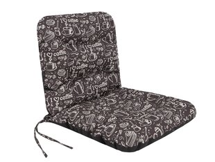 Подушка для стула Hobbygarden Natalia Coffee Brown 48см, коричневая цена и информация | Подушки, наволочки, чехлы | hansapost.ee