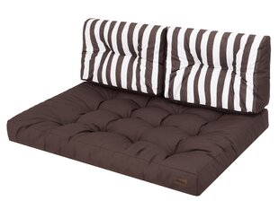 Набор из 3 подушек для поддона Hobbygarden Leo, коричневый цена и информация | Подушки, наволочки, чехлы | hansapost.ee