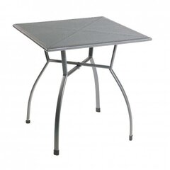 Уличный стол Toulouse 70x74 x70 см, серый цена и информация | Садовые столы, столики | hansapost.ee